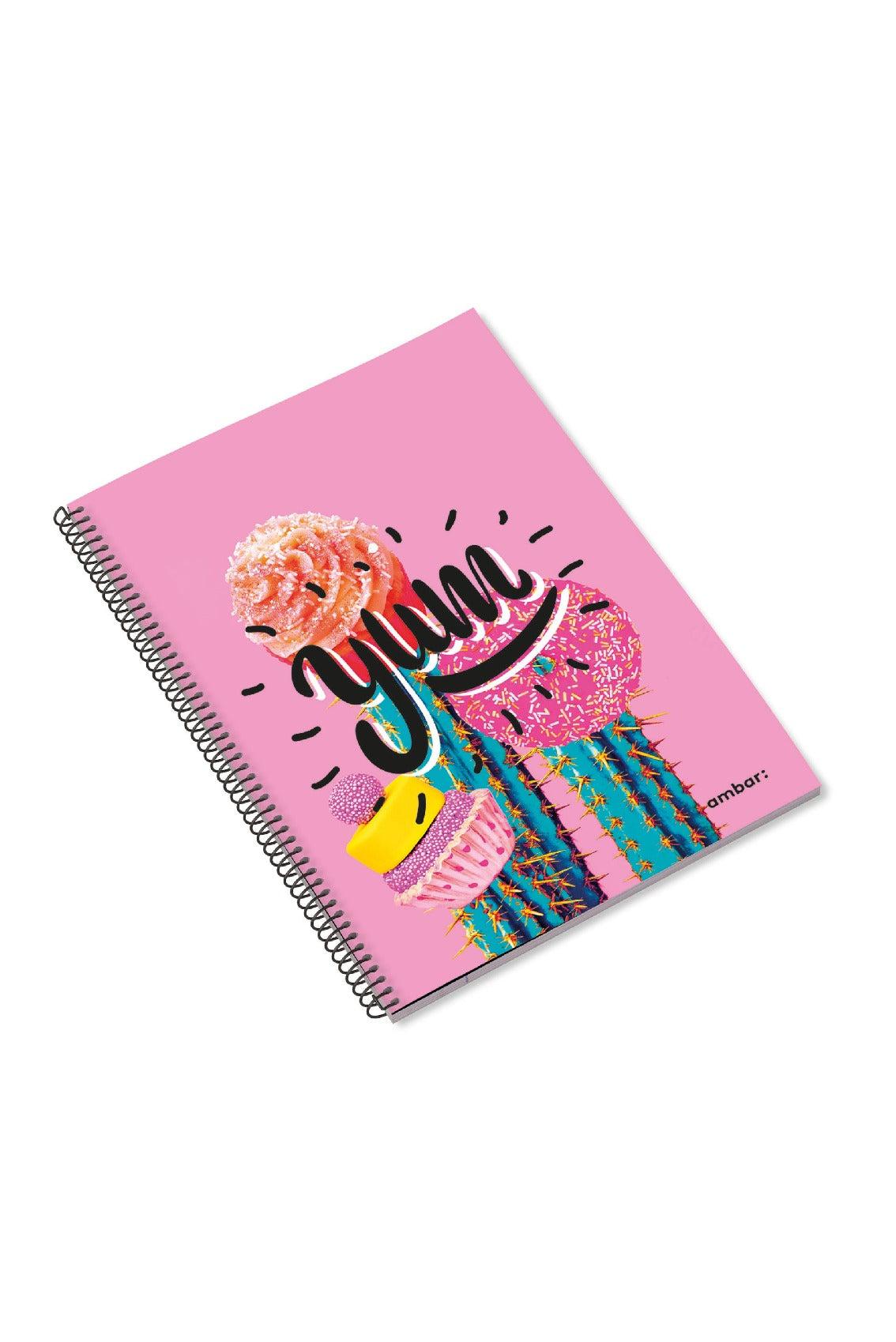 A4 Spiral Book Polipro Think Pop Lined