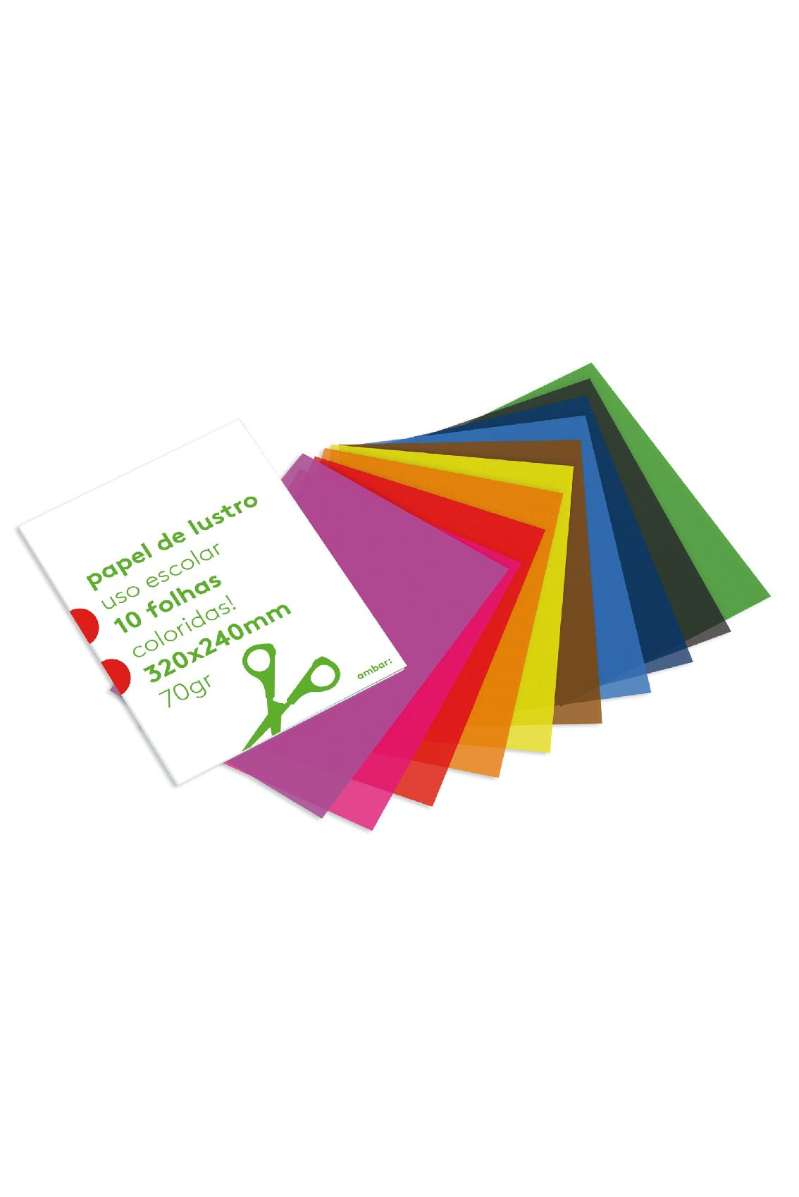 Glossy Paper 10 Colours Ambar School