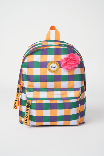 Mochila Pattern + Flowers Moonflower, Mochilas e Sacos - ambar