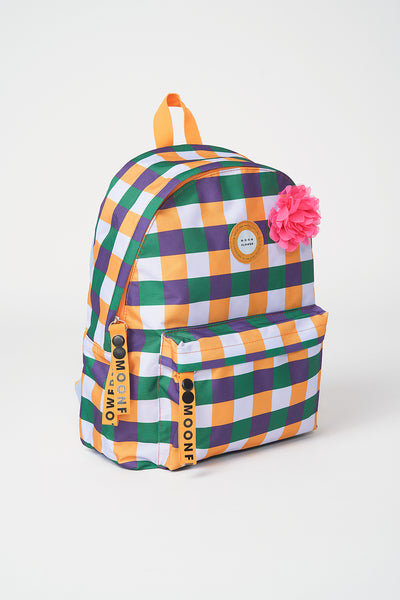 Mochila Pattern + Flowers Moonflower, Mochilas e Sacos - ambar
