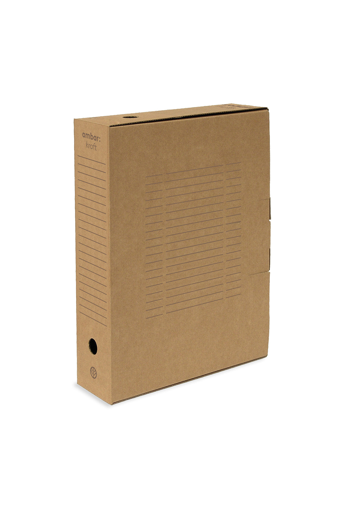 Definitive File Box Kraft Natural