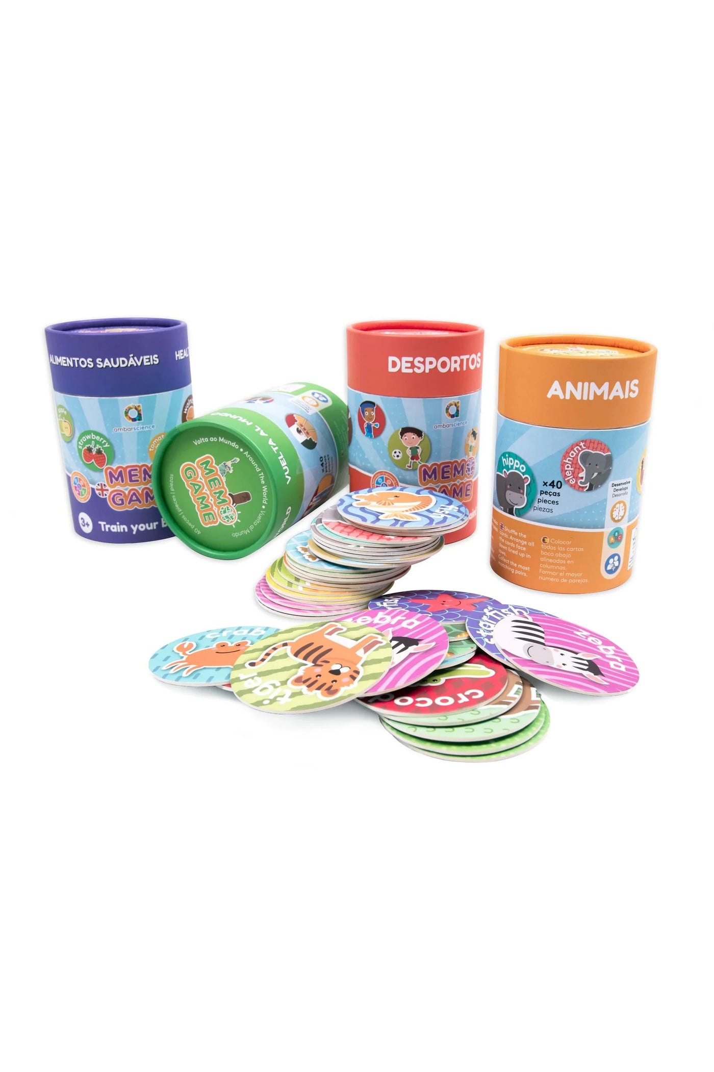 Memo Game - Animais (3+)