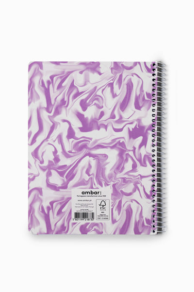 Caderno Espiral Pautado A5 Just4Girls Lilac